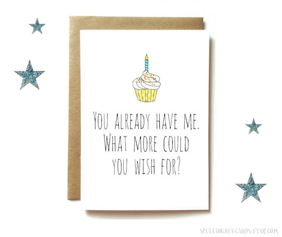 Funny Birthday Card. Birthday card for mom dad or husband