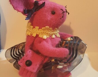 Isabella felted wool bunny