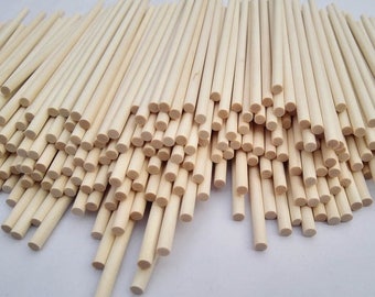 All kinds of size Long Wood Stick, Unfinished Natural Wooden Stick, Round Stick, Candy Apple Sticks, Lollipop Sticks, DIY
