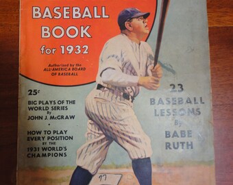 Babe Ruth's Baseball Book for 1932