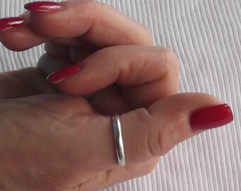 Sterling Silver Thumb Ring, Woman's Ring, Wedding Ring, MTR2