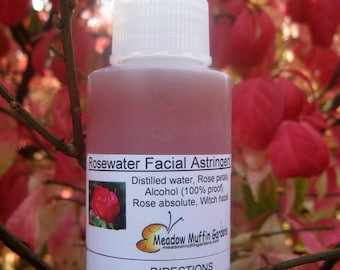 Fresh Rosewater Facial Toner, Cleanse, Mist, Tone Skin, Glycerin, Aloe vera, Witch Hazel
