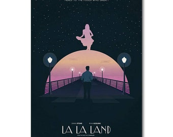 La La Land Here's To The Fools Who Dream Silk Wall decoration beautiful Poster Any Size you like