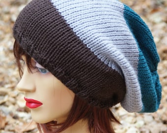 knitted oversized, Slouchy Beanie, Valentines Day, Dreads