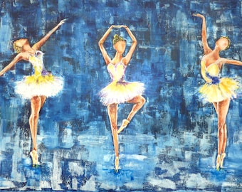Ballerina Original Oil Painting