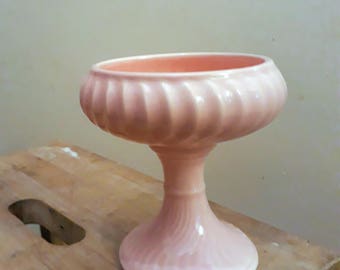 Baby Pink Pedestal Ceramic Vase Ornament
