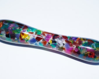 Seam Ripper, Acrylic Seam Ripper, Confetti, Hand turned, Self Storing, Double Seam Ripper, Seam ripper with Stiletto, Sewing Gift, Quilting