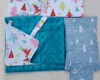 Set handbag Portapanollini, cover and pacifier Bag/baby Set
