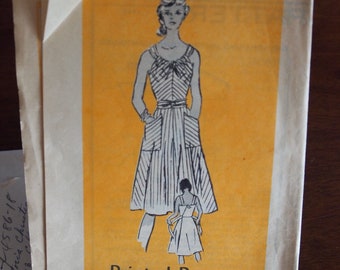 Mail Order Printed Pattern 4586 Vintage Sundress Size 18