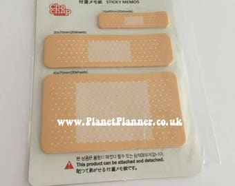 Sticking Plaster Post Its, Plaster Post Its, Band Aid Post Its, Medical Themed Stationery, Stationery For Nurse, Stationery For Doctor.