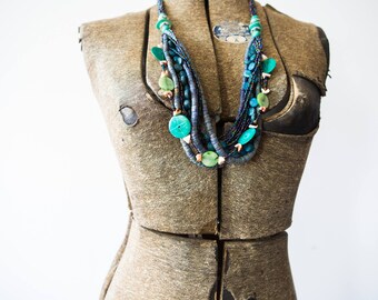 Mermaid bead necklace