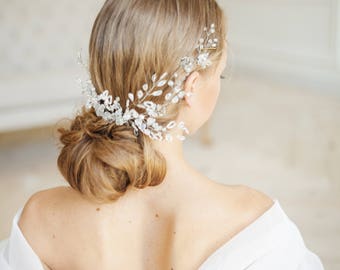 Bridal Hair Comb hair comb wedding hair comb hair accessories bridal headpiece bridal hair vine hair wedding headpiece wedding hair crystal