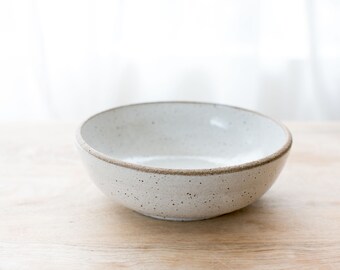 Rustic speckled bowl - Ceramic bowl - Handmade bowl - Pasta bowl
