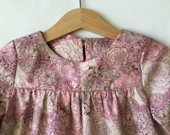 Girls Liberty of London Floral Dress Long Sleeve