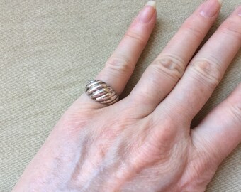 Sterling Wave Ring -- 139