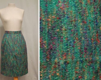 1970's Wool Louis Ferraud Midi Length - Size S