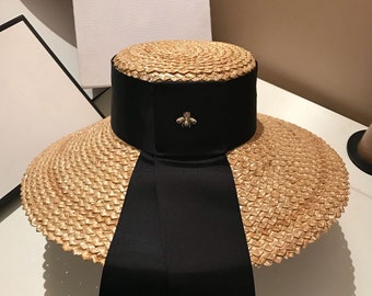Europe and the runway looks very large eaves ceiling with straw hat female summer holiday beach hat sea sun hat