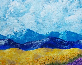 Sunflowers and Lavender In Provence (ORIGINAL DIGITAL DOWNLOAD) by Mike Kraus