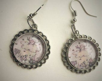 Earrings 'Night cat'