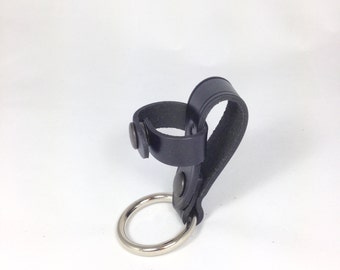 Baton ring with strap