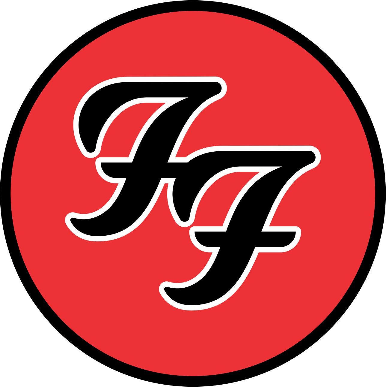 foo fighters vinyl sticker decal colour band logo foo fighters vinyl sticker decal colour band logo