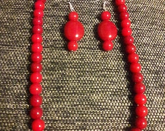necklace set with earring
