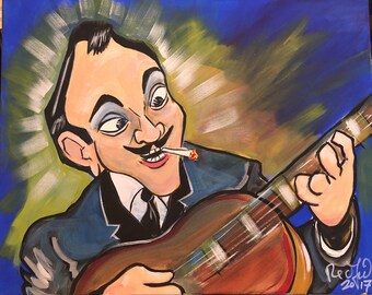 Django Reinhardt (2017) by Mark Redfield
