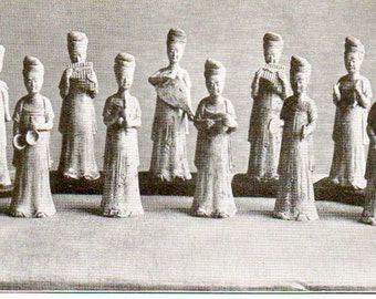 VINTAGE POSTCARD LOT, Archaeological Treasures from the Collection of the Royal Ontario Museum, 10 cards, collected by junqueTrunque