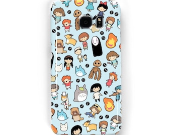 Studio Chibi Pattern ~ Studio Ghibli ~ iPhone / Samsung Galaxy Phone Case Cover