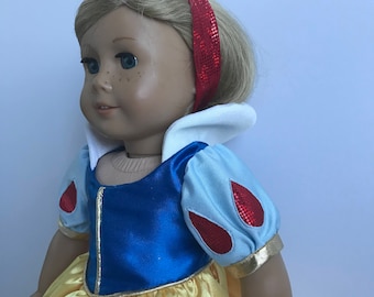 Snow White Doll Outfit for an 18” sized Doll
