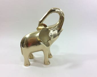 Modernist Brass Elephant
