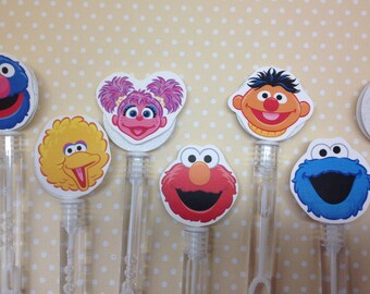 Sesame Street Party Favor Bubbles - Set of 10
