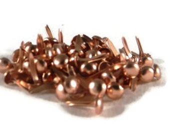 Metallic Copper Mini Size Brads | Scrapbooking | Paper Fasteners |
