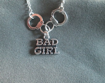 Bad Girl Handcuff BDSM Necklace
