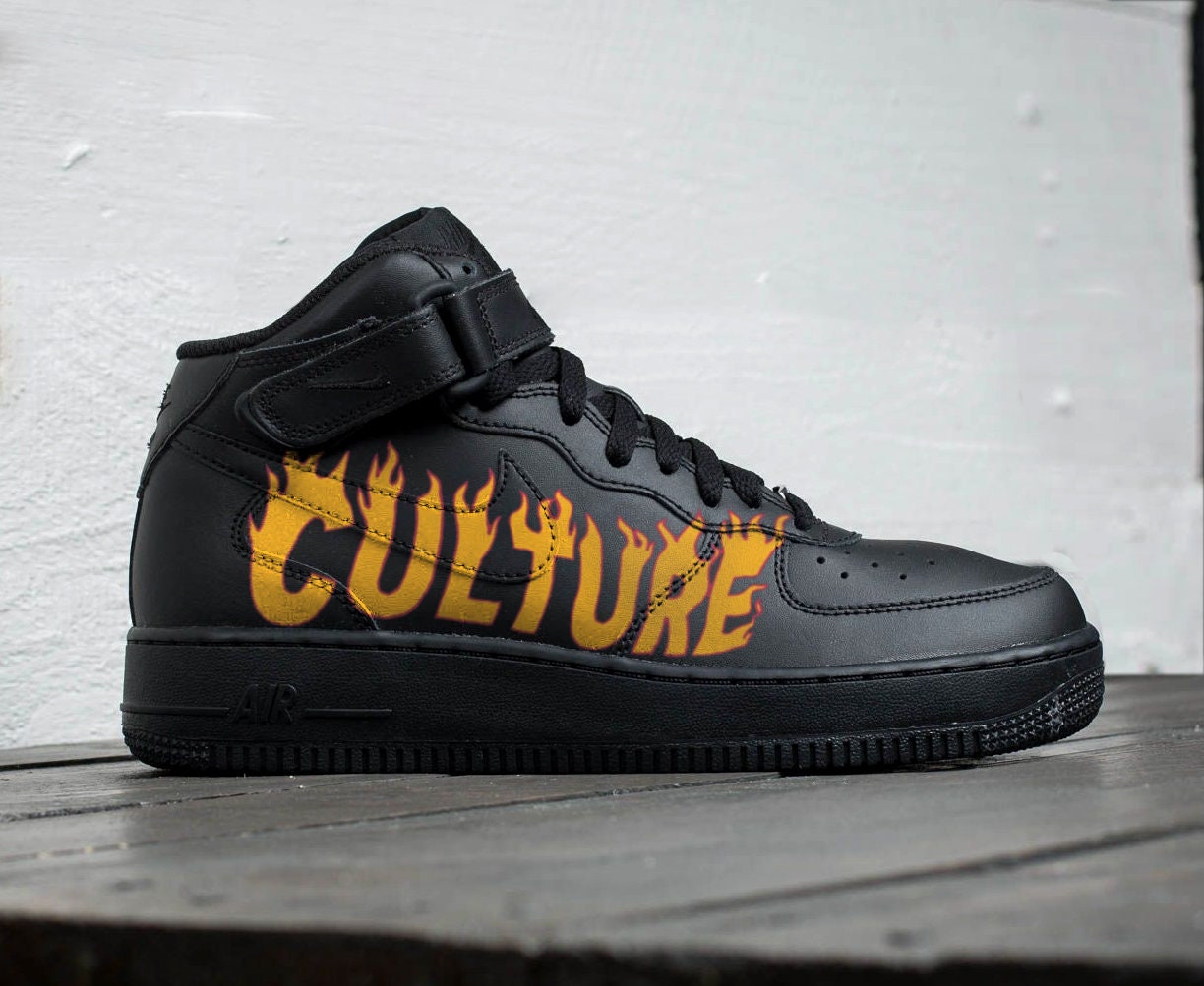 Personnalisé Nike Air Force one migos culture baskets
<a href=