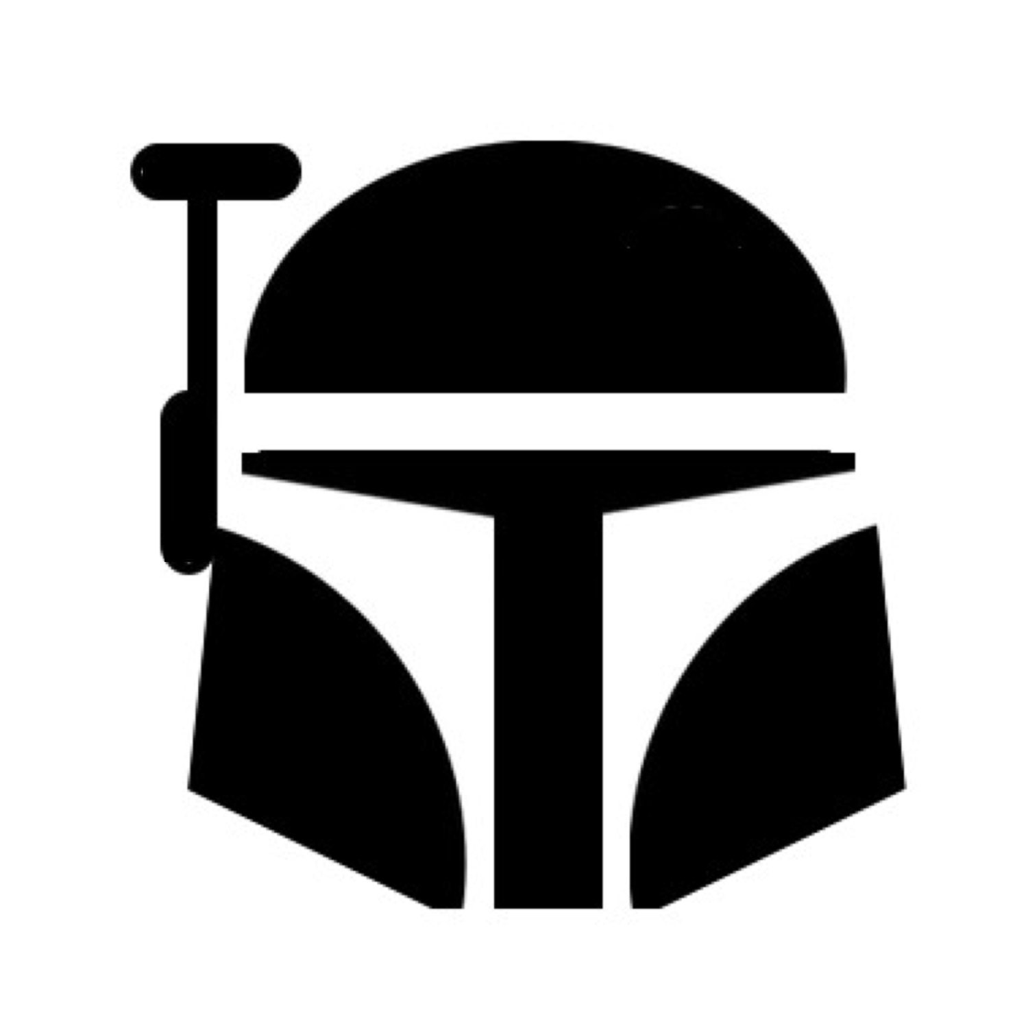 Boba Fett Stencil Made from 4 Ply Mat Board