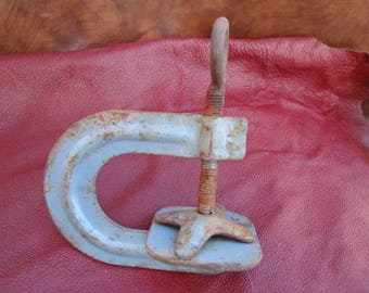 Big clamp - Iron clamp - Adjustable clamp - Big vulcanizer clamp - Tire repair clamp - Hand press clamp - Vulcanizer clamp - Old Clamp