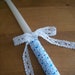 Ribbon and Lace--Customizable 12-inch Wedding or Baptismal Candle, Home Decor