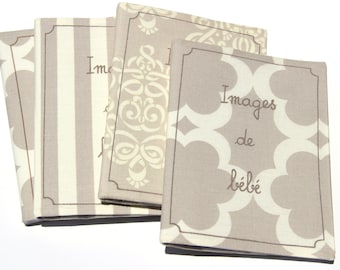 Custom Baby Brag Book Choose your own words. Riviera prints Printed cotton