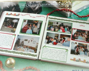 Creative Memories, Scrapbooking, Christmas Holiday, Photo Mounting Paper, "Done With One Holiday"