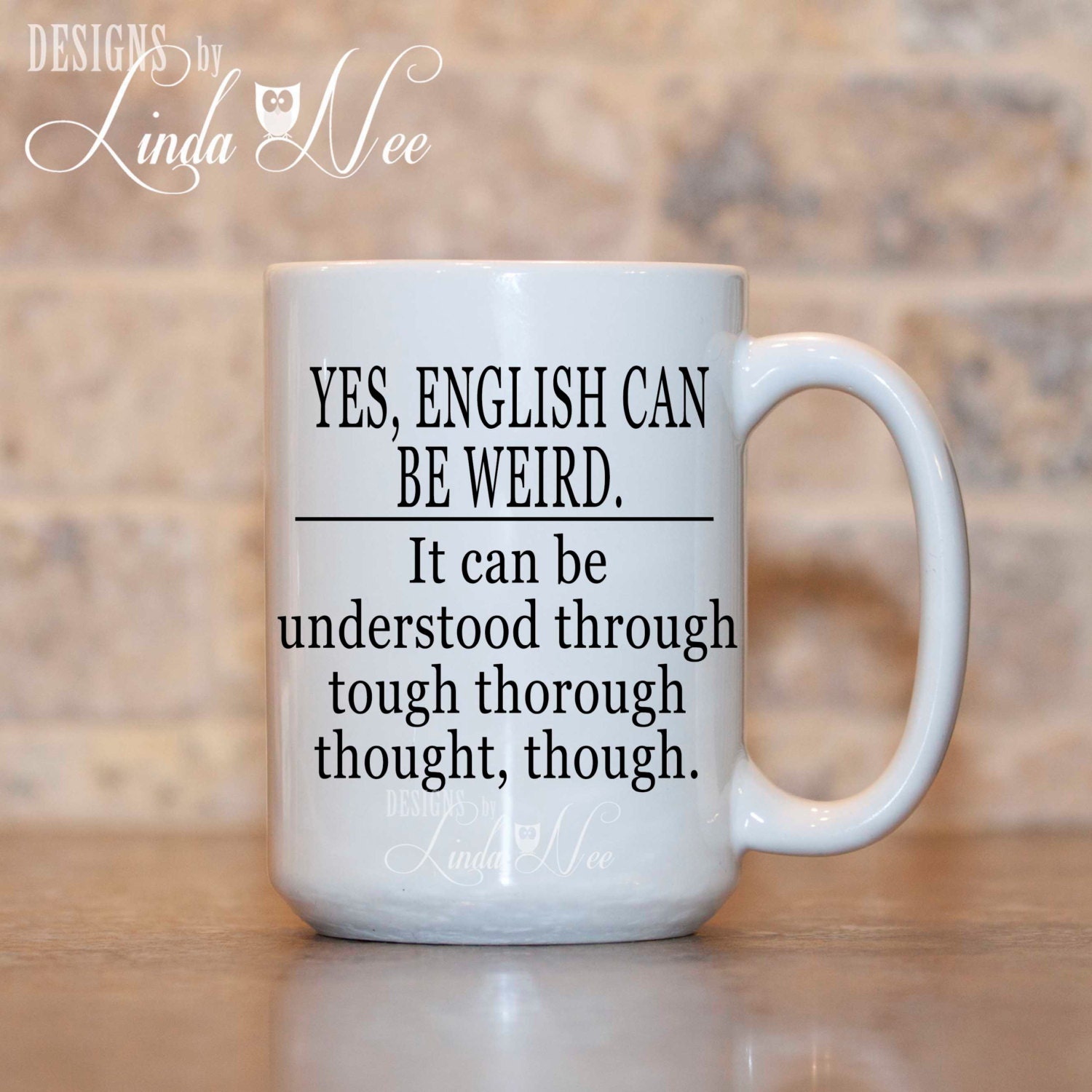 English can be Weird Coffee Mug Grammar Coffee Mug Mugs