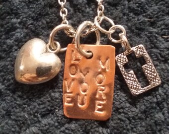 Love You More Memory necklace