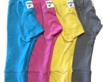 Cloth diaper pants - baby pants - monster bunz - grow with me pants - maxaloones - baby girl - baby boy