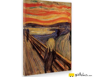 Canvas paintings Canvas-Edvard Munch-The Scream-Yellow BUS