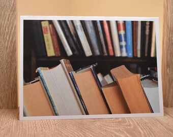 Bookshelf greeting card