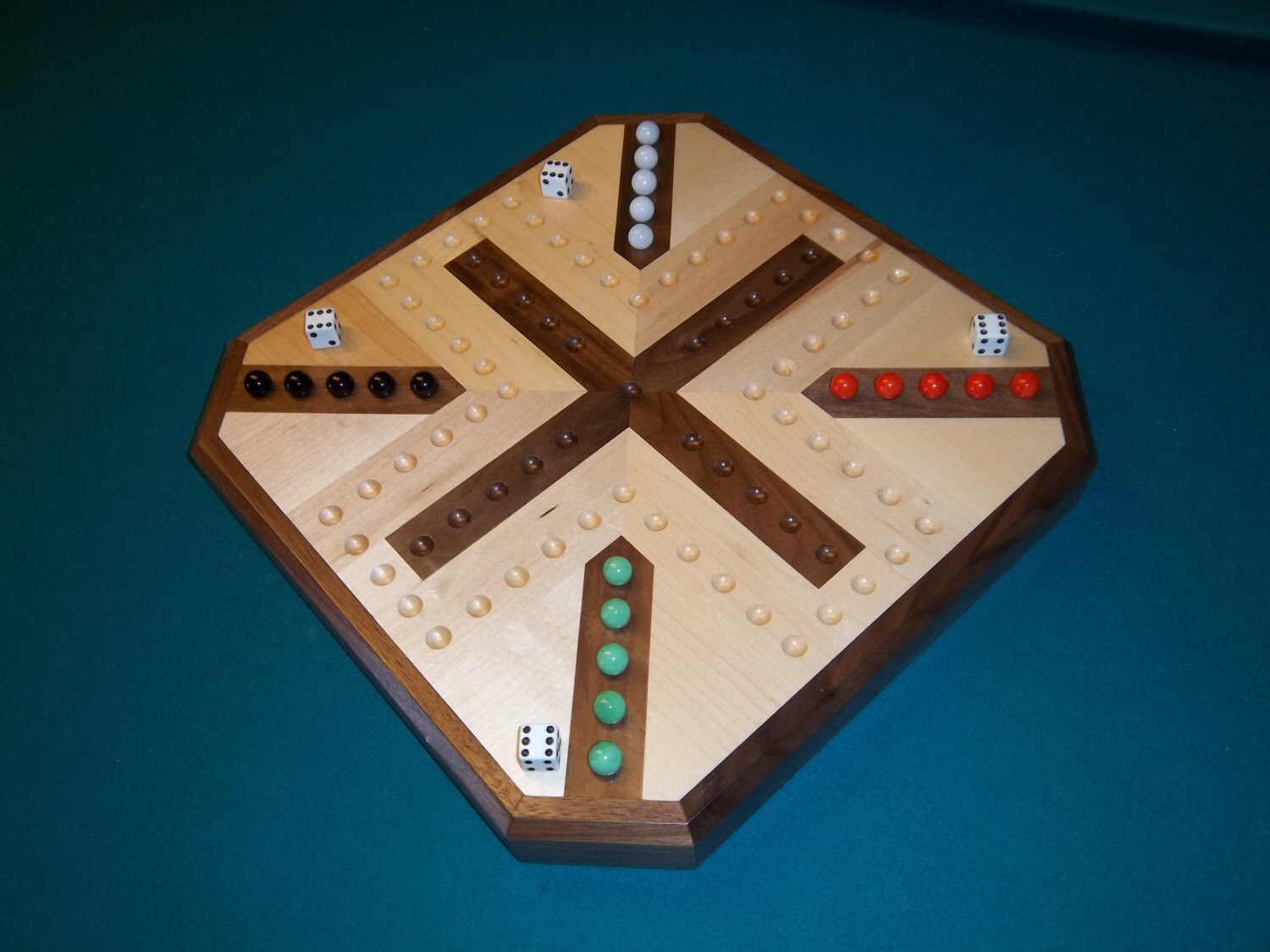 Wooden Aggravation Board Game Websiteformore Info Wooden Aggravation Board Game Inlaid Maple And Walnut 5