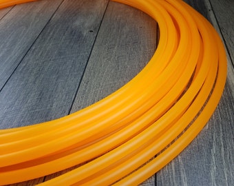 5/8 Polypro:UV Orange Hula Hoop- Made to Order