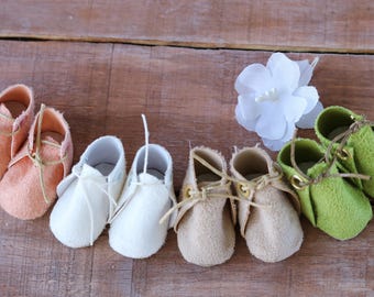 Length of sole - 5cm (1,97"). Handmade Shoes. shoes for dolls. Shoes for dolls. Shoes for dolls OOAK. Leather doll shoes. Puppet clothes.