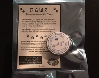 P.A.W.S. - Protective Animal Wax Shoes (0.5 oz)