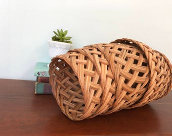 Nesting Baskets || Set of Four (4) || Basket Planters || Basket Storage || Vintage